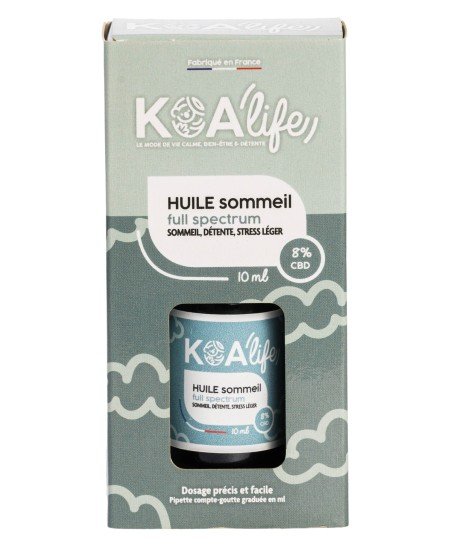 Huile CBD Sommeil - 8% de CBD - 10 ml