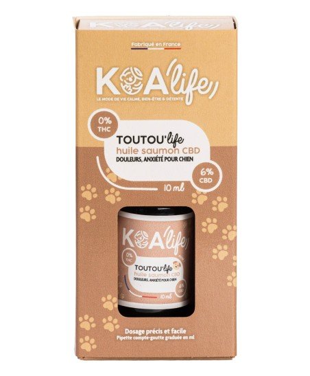Huile CBD Toutou life - 6% de CBD - 10ml