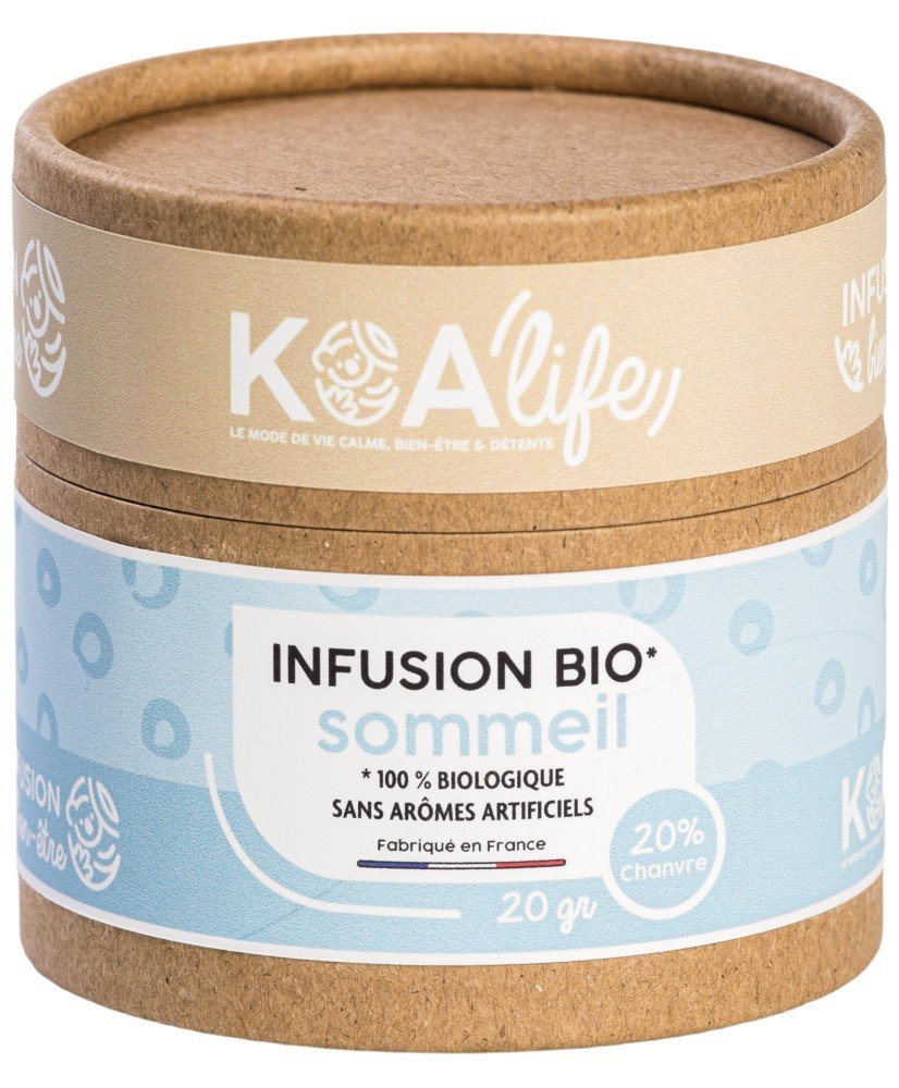 Infusion sommeil bio au CBD