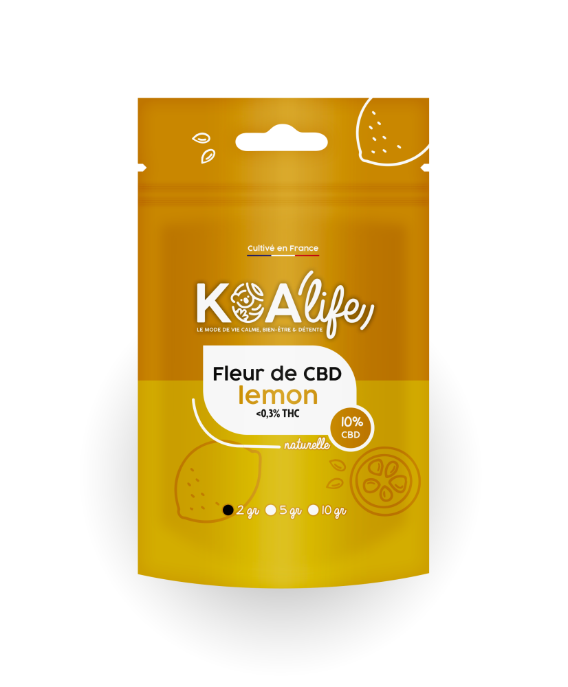 Fleur de CBD Lemon 10% - Koalife