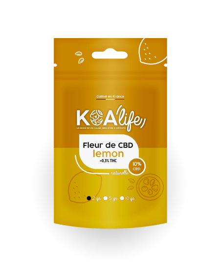 Fleur de CBD Lemon 10% - Koalife