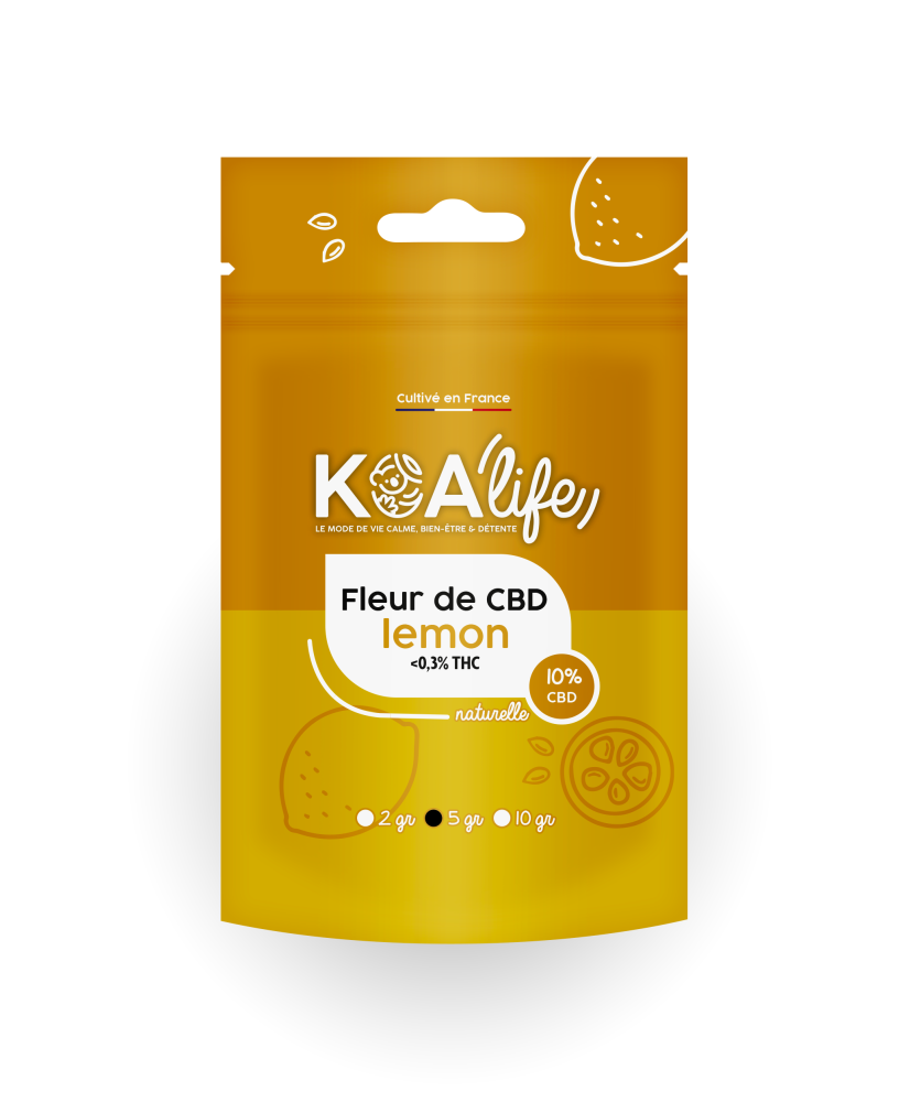 Fleur de CBD Lemon 10% - Koalife