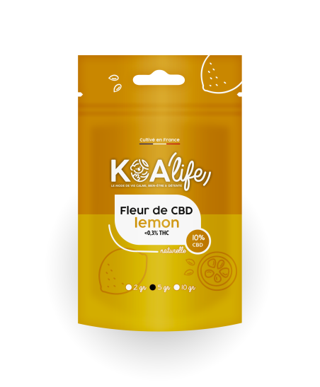 Fleur de CBD Lemon 10% - Koalife