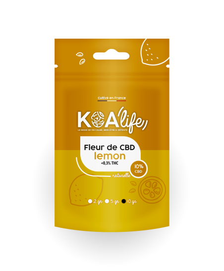 Fleur de CBD Lemon 10% - Koalife