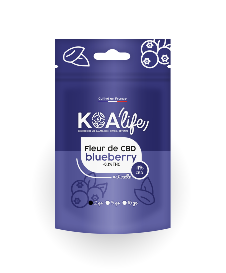 Fleur de CBD Blueberry 11% - Koalife