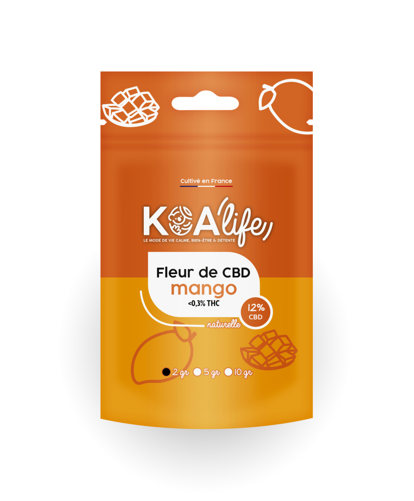 Fleur de CBD Mango 12% - Koalife